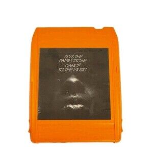Sly & The Family Stone Dance To The Music 8 track Epic Orange Case  RARE